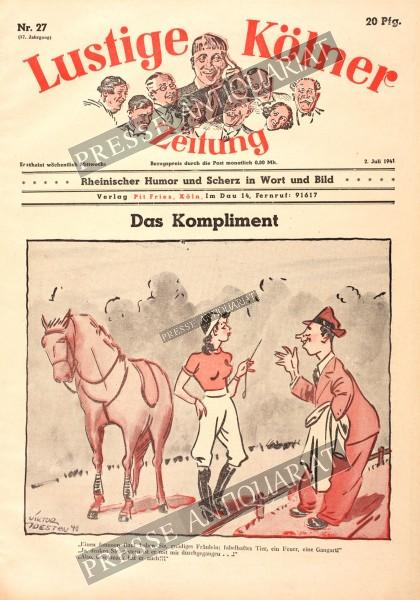Lustige Kölner Zeitung, 02.07.1941 bis 08.07.1941