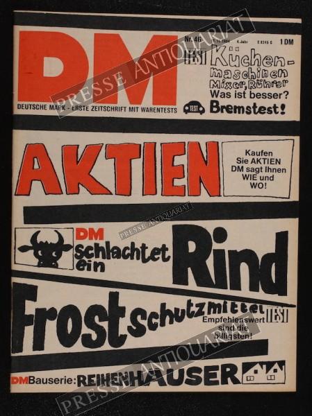 DM Die Deutsche Mark Zeitschrift mit dem Warentest, 12.11.1964 bis 18.11.1964