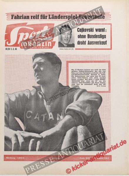 Sportmagazin Nr. 10B, 07.03.1962 bis 13.03.1962