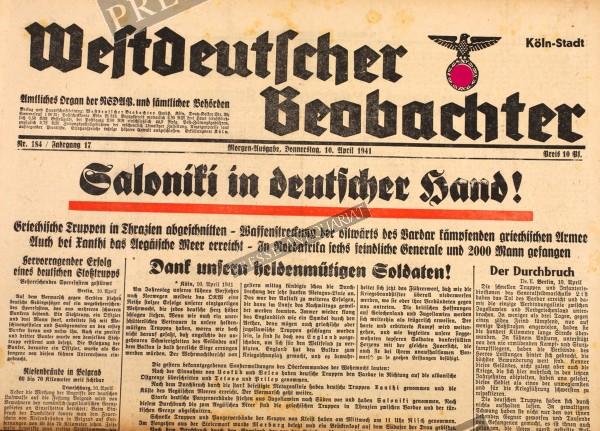 Westdeutscher Beobachter, 10.04.1941
