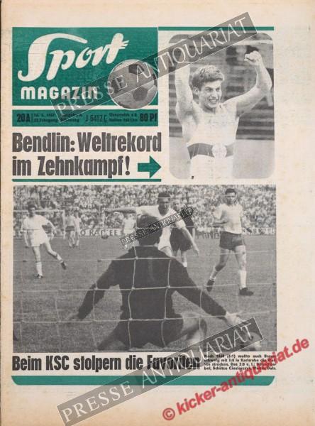 Sportmagazin Nr. 20A, 16.05.1967 bis 22.05.1967