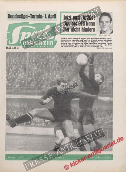 Sportmagazin Nr. 51A, 11.12.1961 bis 17.12.1961
