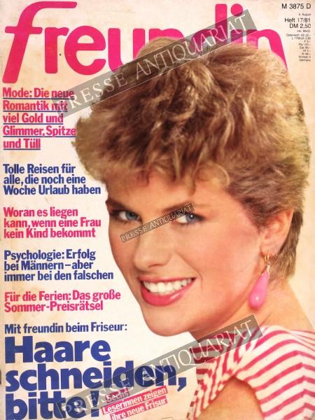 Freundin Modemagazin, 06.08.1981 bis 19.08.1981