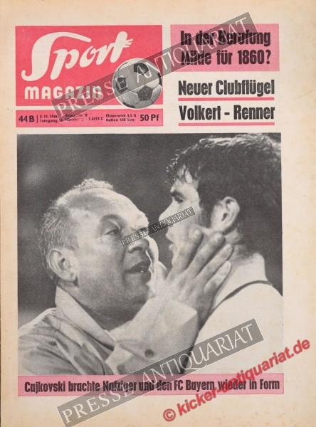 Sportmagazin Nr. 44B, 03.11.1966 bis 09.11.1966