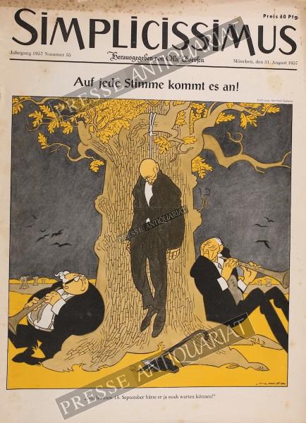 Simplicissimus, 31.08.1957 bis 06.09.1957