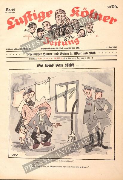 Lustige Kölner Zeitung, 11.06.1941 bis 17.06.1941