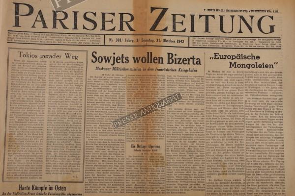 Pariser Zeitung, 31.10.1943