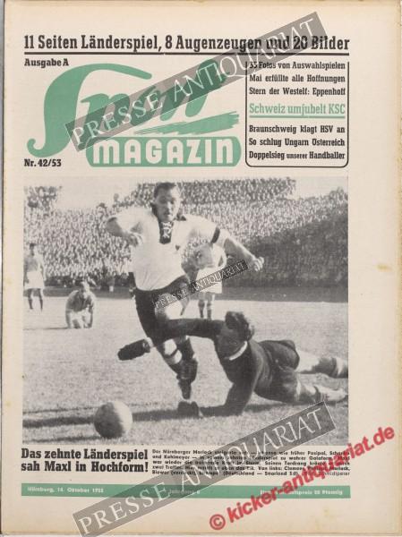Sportmagazin Nr. 42A, 14.10.1953 bis 20.10.1953