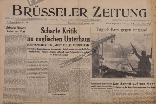Brüsseler Zeitung, 28.11.1940