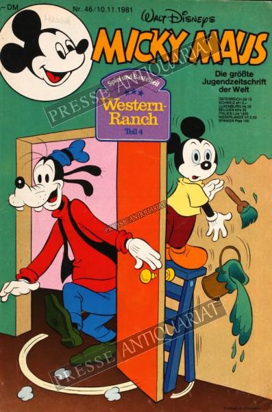 Micky Maus Comic, 10.11.1981 bis 16.11.1981