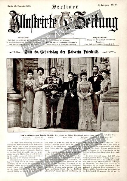 Berliner Illustrirte Zeitung, 25.11.1900 bis 01.12.1900