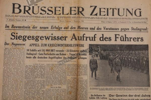 Brüsseler Zeitung, 01.09.1942