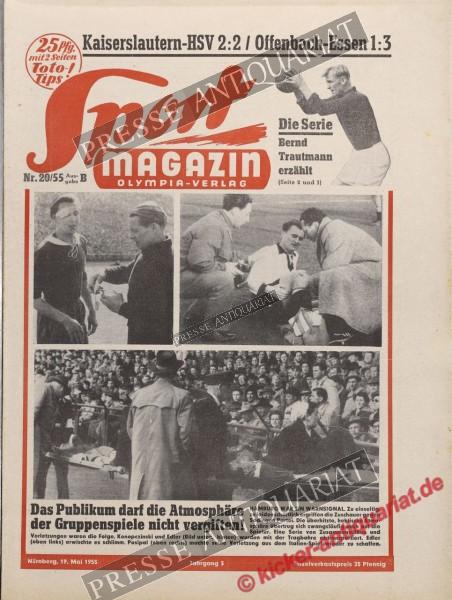 Sportmagazin Nr. 20B, 19.05.1955 bis 25.05.1955