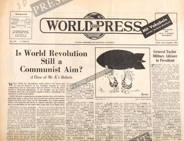 World and Press, 01.07.1961 bis 14.07.1961