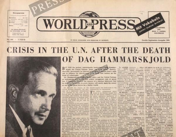 World and Press, 15.09.1961 bis 28.09.1961