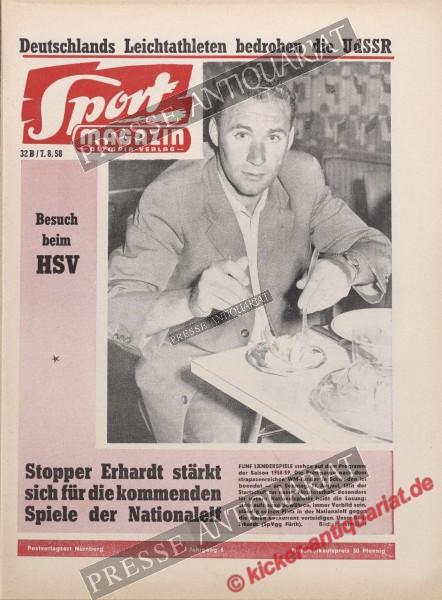 Sportmagazin Nr. 32B, 07.08.1958 bis 13.08.1958
