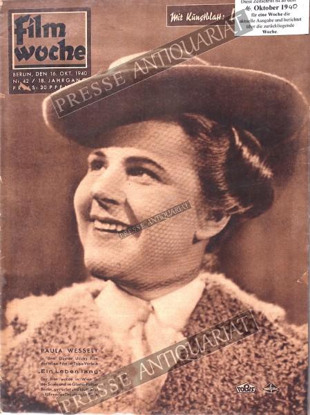 Film Woche, 16.10.1940 bis 22.10.1940