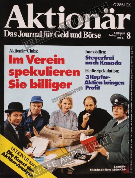 Aktionär Journal, 12.02.1971 bis 11.03.1971