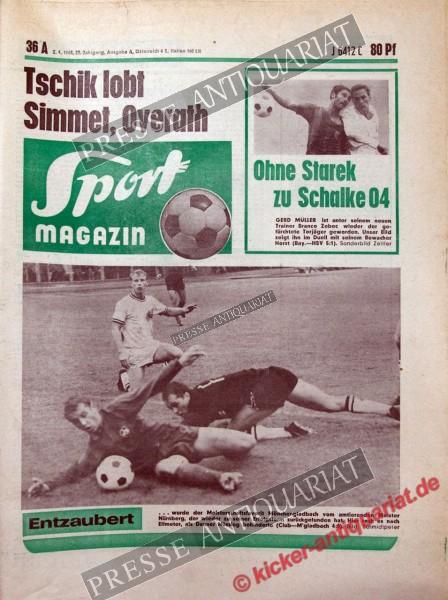 Sportmagazin Nr. 36A, 02.09.1968 bis 08.09.1968
