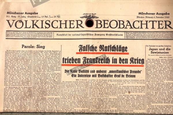 Völkischer Beobachter, 06.11.1940