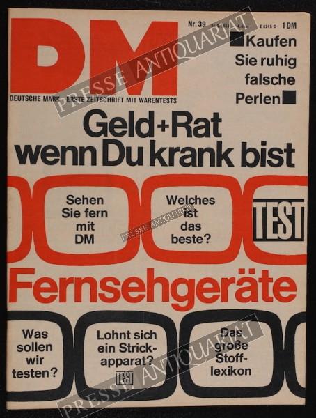 DM Die Deutsche Mark Zeitschrift mit dem Warentest, 24.09.1964 bis 30.09.1964