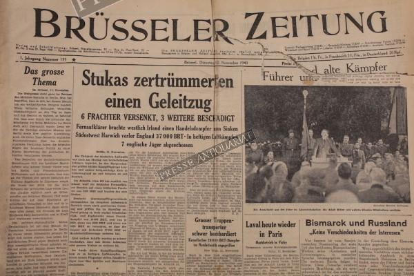 Brüsseler Zeitung, 12.11.1940