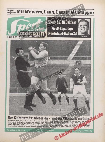Sportmagazin Nr. 49A, 09.12.1957 bis 15.12.1957