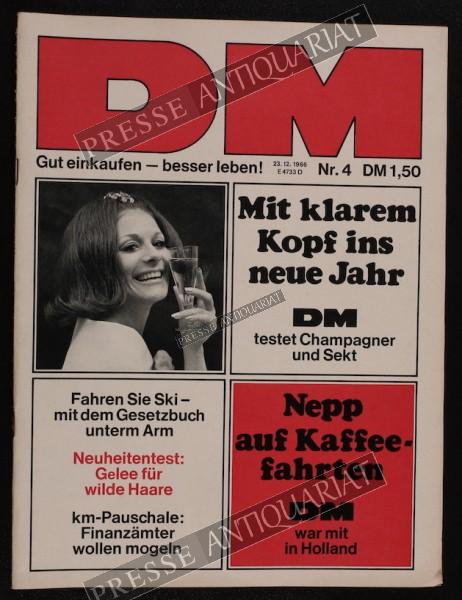 DM Die Deutsche Mark Zeitschrift mit dem Warentest, 23.12.1966 bis 05.01.1967