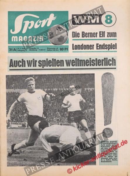 Sportmagazin Nr. 31A, 01.08.1966 bis 07.08.1966