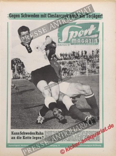 Sportmagazin Nr. 25A, 23.06.1958 bis 29.06.1958