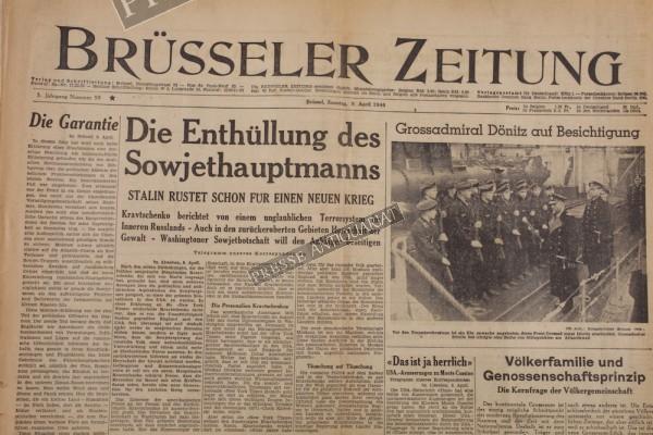 Brüsseler Zeitung, 09.04.1944