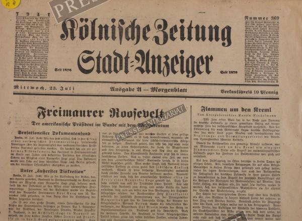 Kölnische Zeitung, 23.07.1941