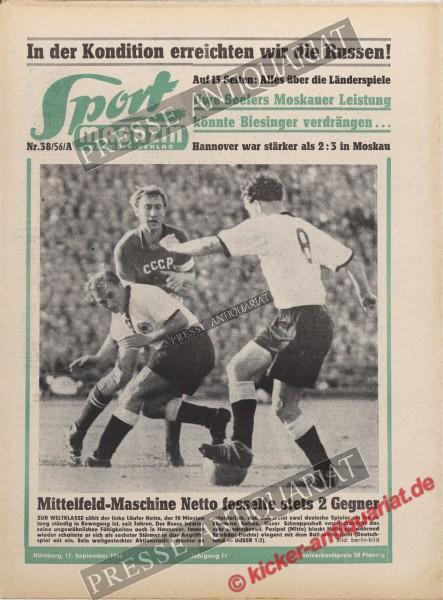 Sportmagazin Nr. 38A, 17.09.1956 bis 23.09.1956