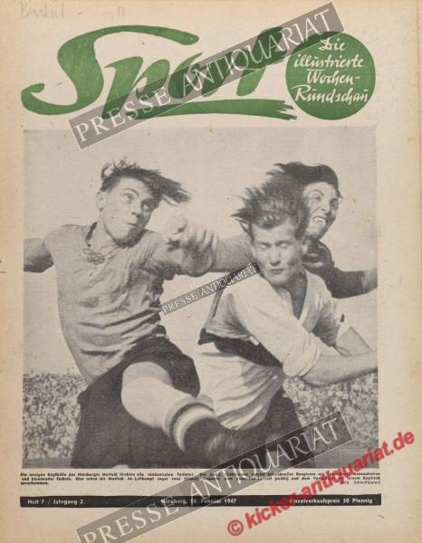 Sportmagazin Nr. 7, 19.02.1947 bis 25.02.1947