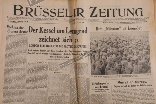 Brüsseler Zeitung, 15.07.1941