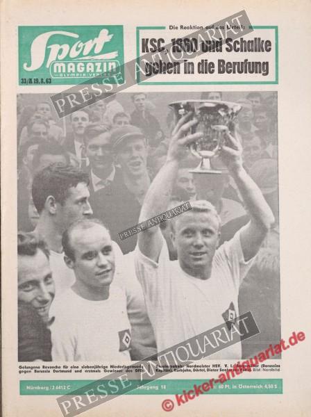 Sportmagazin Nr. 33A, 19.08.1963 bis 25.08.1963