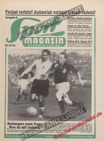 Sportmagazin Nr. 32A, 08.08.1955 bis 14.08.1955