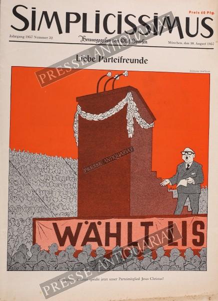 Simplicissimus, 10.08.1957 bis 16.08.1957