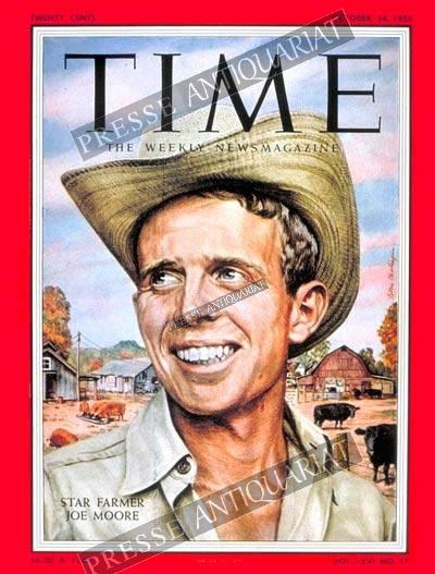 TIME Magazin – 24. Oktober 1955 – Star Farmer Joe Moore