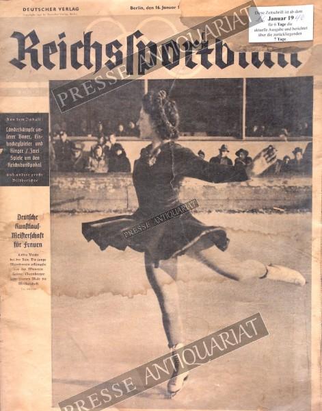 Reichssportblatt, 16.01.1940 bis 22.01.1940