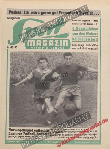 Sportmagazin Nr. 45A, 07.11.1955 bis 13.11.1955