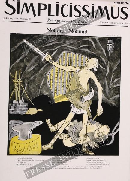 Simplicissimus, 25.08.1956 bis 31.08.1956