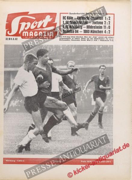 Sportmagazin Nr. 32B, 09.08.1962 bis 15.08.1962