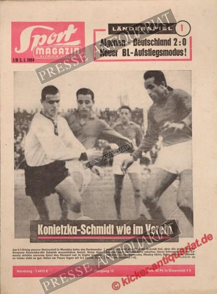 Sportmagazin Nr. 1B, 02.01.1964 bis 08.01.1964