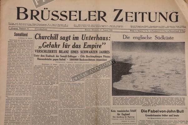 Brüsseler Zeitung, 21.08.1940