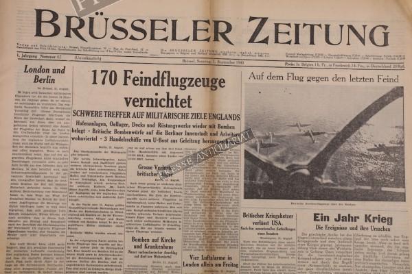 Brüsseler Zeitung, 01.09.1940