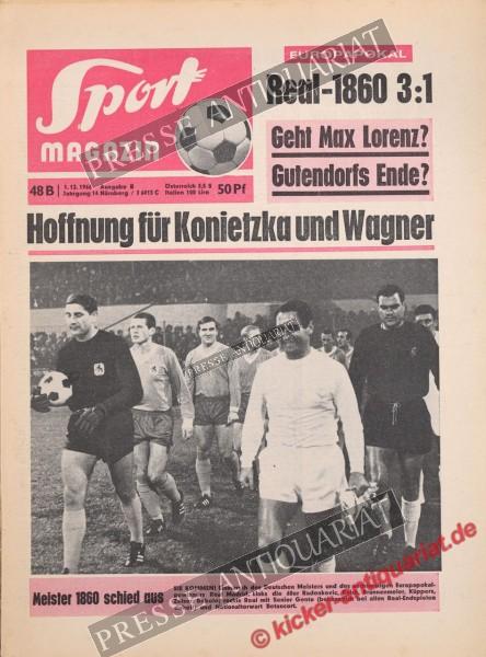 Sportmagazin Nr. 48B, 01.12.1966 bis 07.12.1966