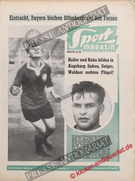 Sportmagazin Nr. 50A, 15.12.1958 bis 21.12.1958