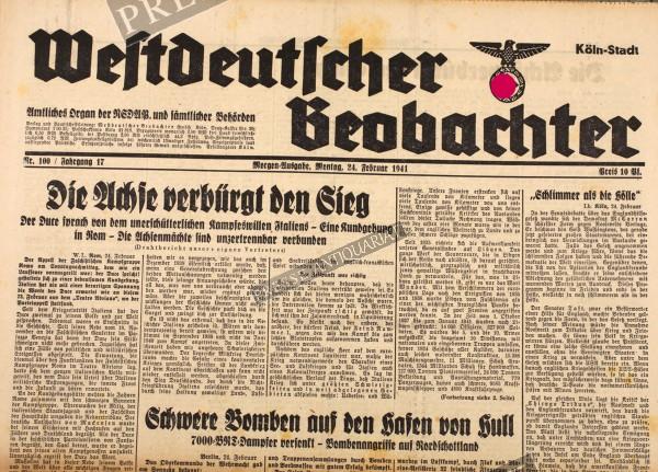 Westdeutscher Beobachter, 24.02.1941