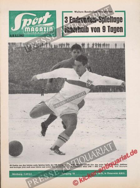Sportmagazin Nr. 6A, 11.02.1963 bis 17.02.1963